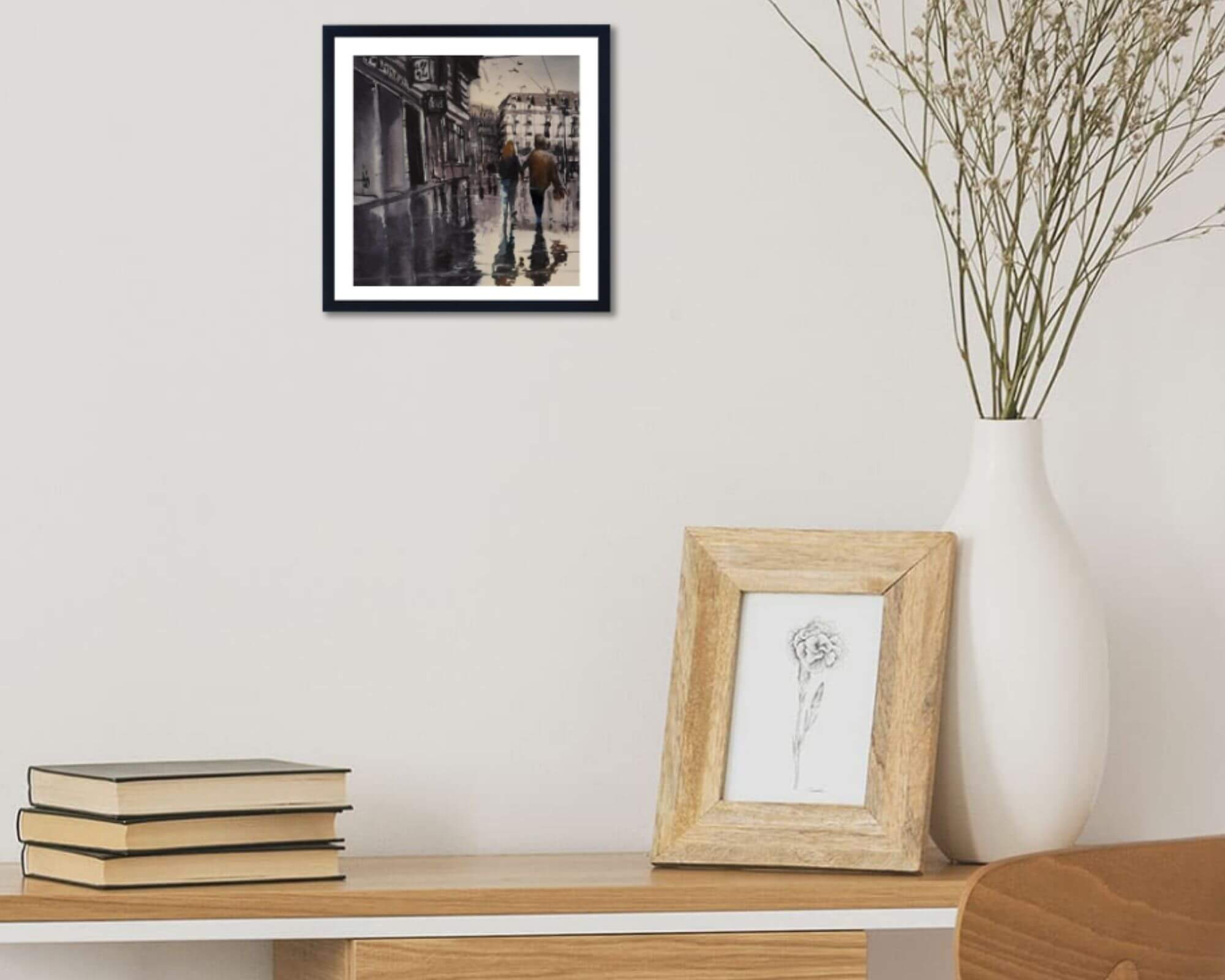 pan de mur tableau de décoration romantique